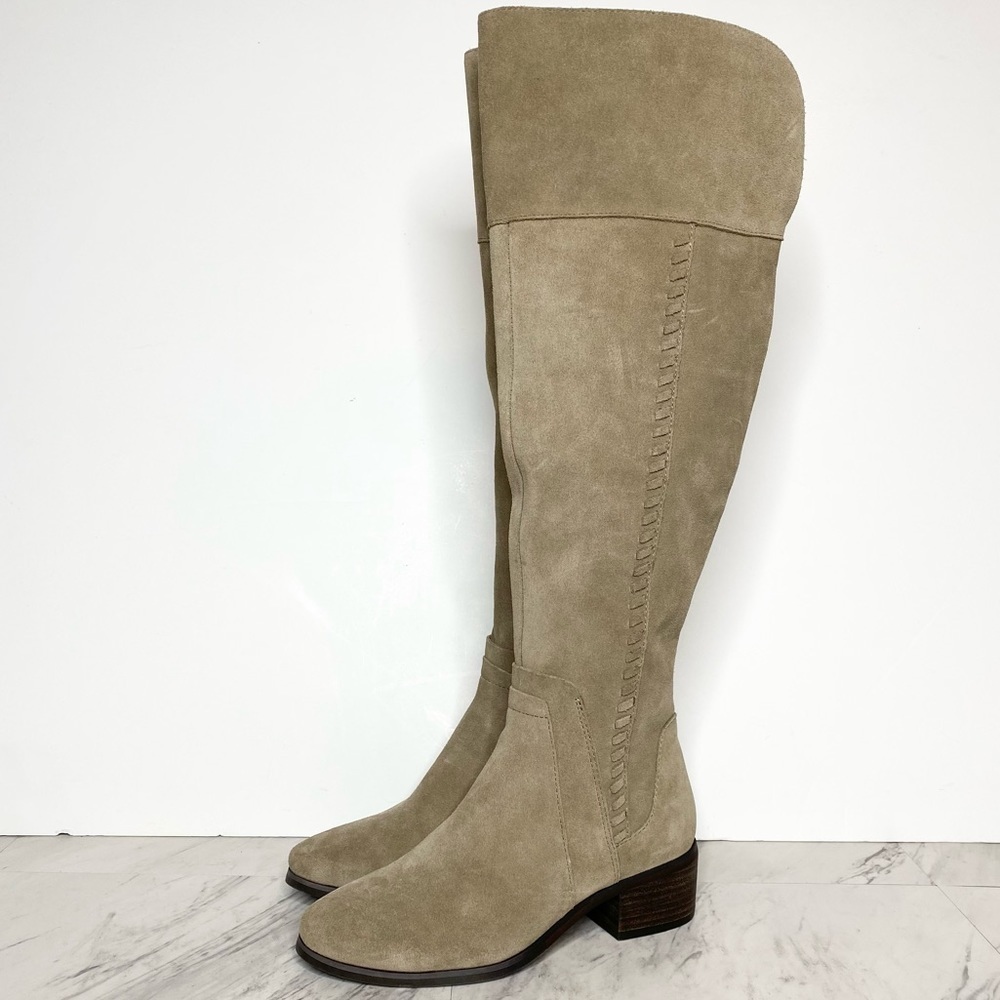 New! Vince Camuto Tan Kreston Over The Knee Boot 5 1/2 M